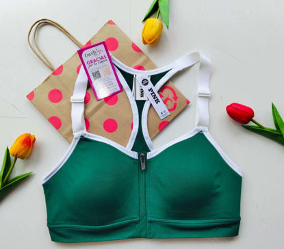 Imagen de PINK Bra Sport Cierre Frontal S High Support.